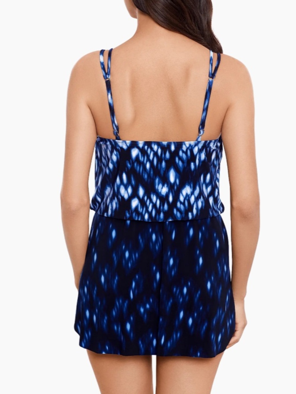 🆕 Magicsuit Indio Kami Swimdress Pockets Blue Size 12 Women’s - Picture 3 of 14